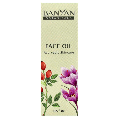 Banyan Botanicals, Face Oil, аюрведический уход за кожей, для всех типов кожи, 15 мл (0,5 жидк. Унции)
