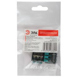 Клемма ЭРА компактная серия 413 с рычагом 3 отверстия 0.5-4 мм2 упаковка 2 шт.