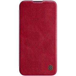 Кожаный чехол-книжка Nillkin Leather Qin Pro c защитой камеры для iPhone 13 Pro Max