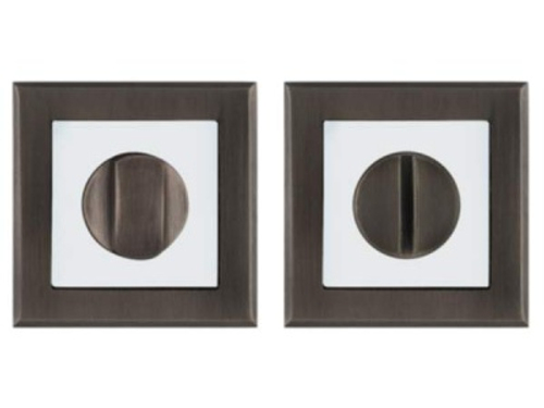 Завертка дверная ВК6 QL GR/CP-23 графит/хром (квадр.)