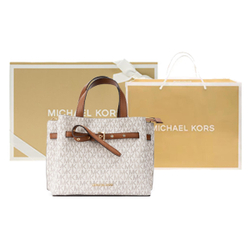 Сумка MICHAEL KORS MK Emilia Logo, 35H0GU5S1B-VANILLA