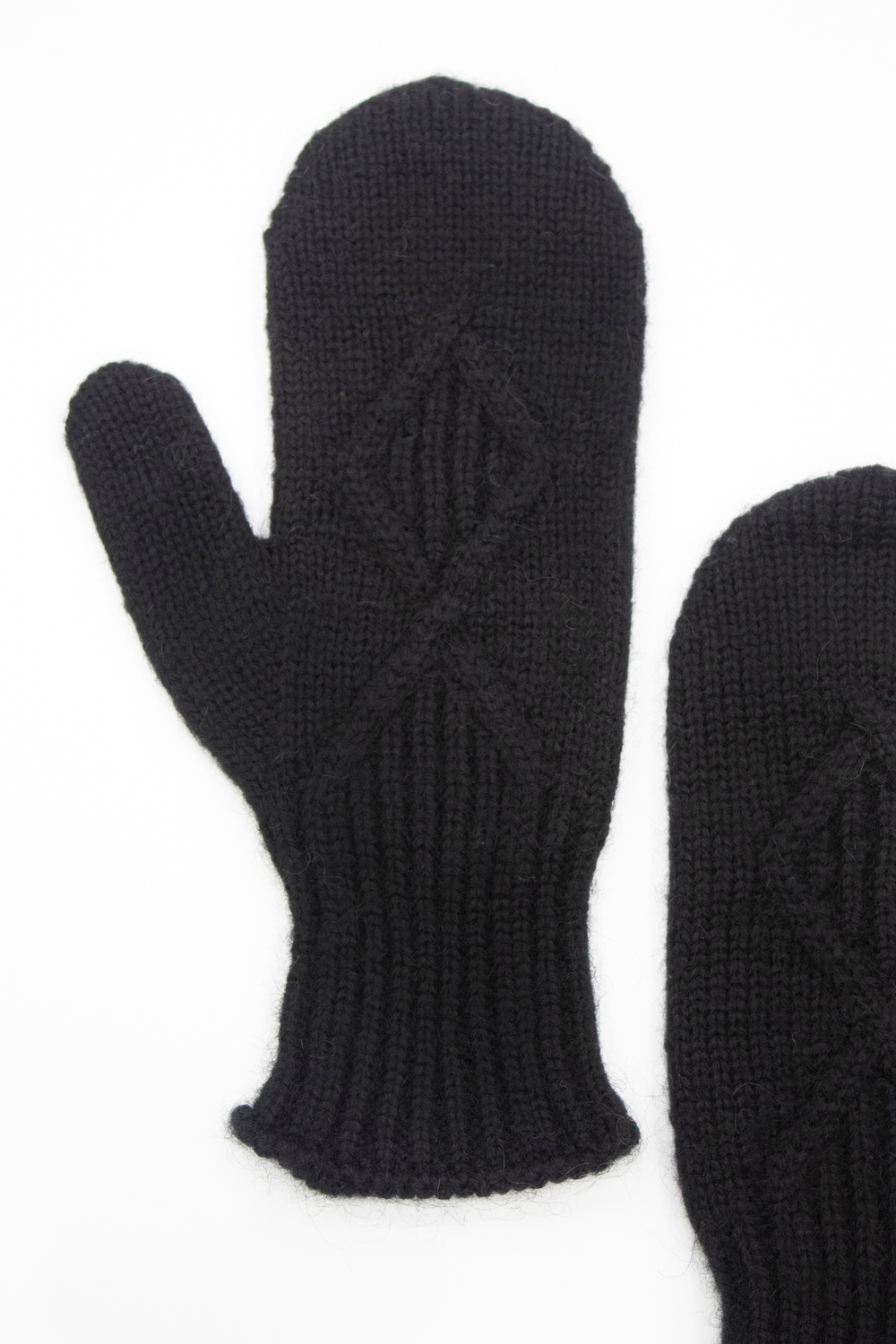 Варежки В223-07 черный