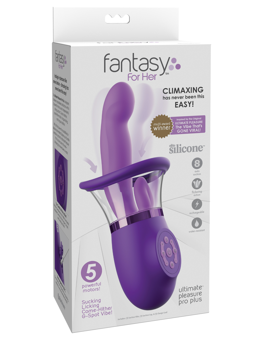 Вибратор c тройной стимуляцией Ultimate Pleasure Pro Plus 497012PD