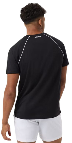 Мужская теннисная футболка Björn Borg Ace Racquet - черный
