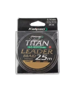 Поводочный шнур Kalipso Titan Leader Braid Camo 25м 0.12-0.40мм