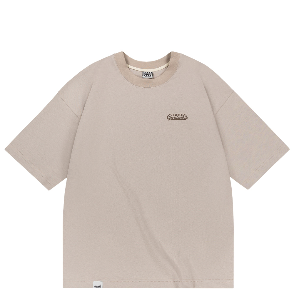 Футболка Haided GARDENING RLXD HW TEE grey.beige