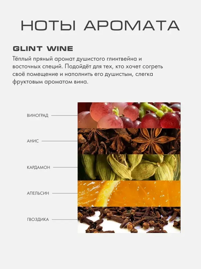 Свеча GLINT WINE