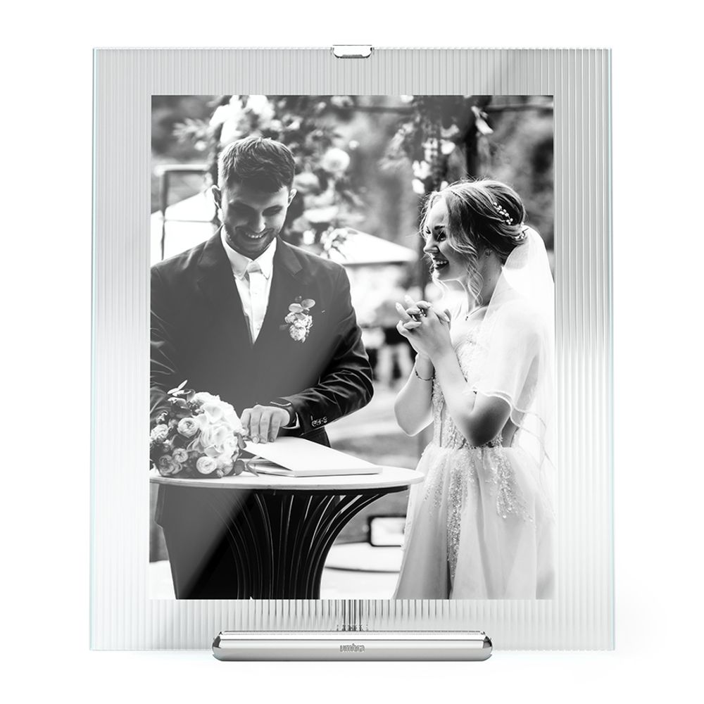 Фоторамка Flute, 26х30 см, хром