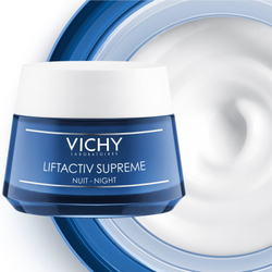 Vichy Liftactiv Supreme - укрепляющий ночной крем против морщин с эффектом лифтинга /   50  ml  / GTIN 3337871322502