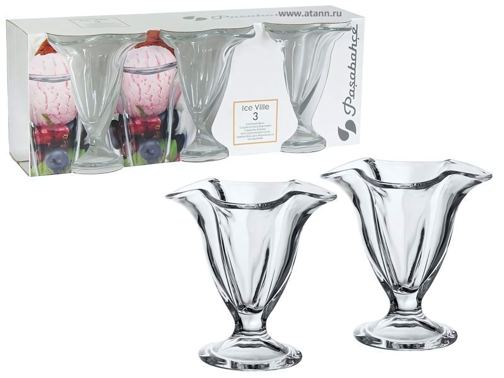 Набор креманок "Iceville" 3шт 150мл