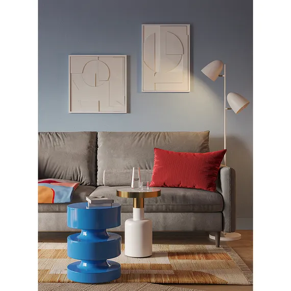 Панно декоративное с эффектом 3d minimalism, с белой рамой, 50х70 см