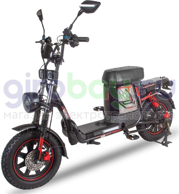 Электровелосипед Minako TITAN 2.0 Li-NMC (60V/30Ah) - Красный фото №1