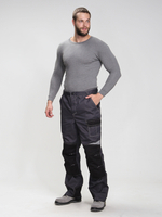 Костюм Вектрон-1 (тк.Смесовая,240) брюки, т.серый/св.серый/черный