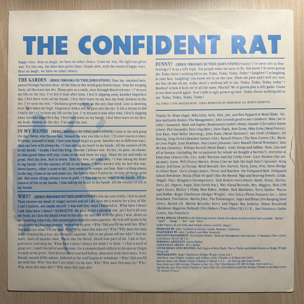 Ignorance- The Confident Rat (Англия 1991г.)