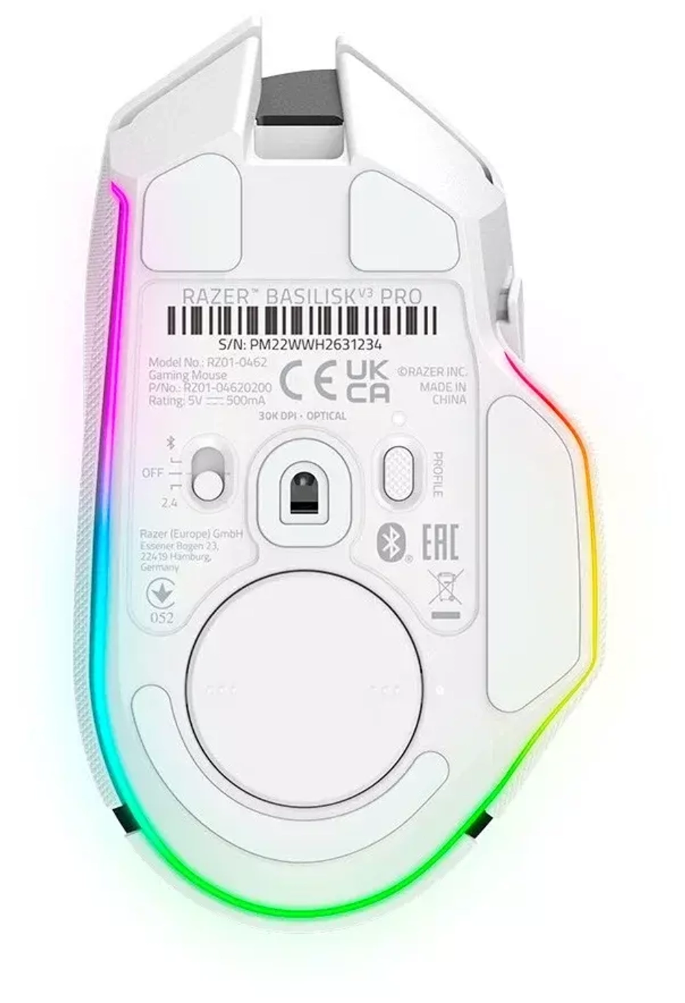 Игровая беспроводная мышь Razer Basilisk V3 Pro Белая