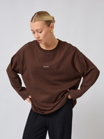 Лонгслив оверсайз из 100% хлопка