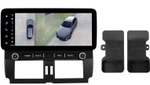 Магнитола Toyota Land Cruiser Prado 150 2013-2017 (рамка F2) - Teyes LUX ONE 360 монитор 12.3" 2K QLED на Android 10, CarPlay, 4G SIM-слот, 6/128ГБ, 4 камеры в комплекте
