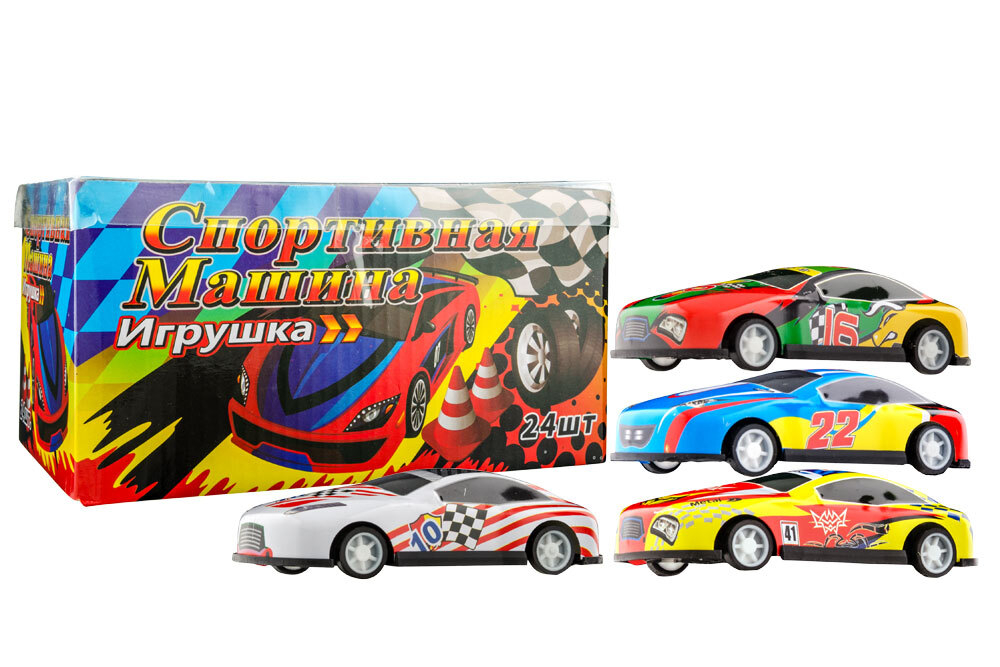 Игрушка "Спортивная машина" 12бл*24шт