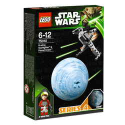 LEGO Star Wars: Истребитель B-wing и планета Эндор 75010 — B-Wing Starfighter & Planet Endor — Лего Звездные войны Стар Ворз