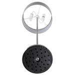 8251/2F MODERNI LN26 530  никель/серый, металл/текстиль Торшер Е27 2*60W 220V NIKKI