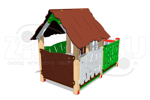 Домик «Хижина с оградой»