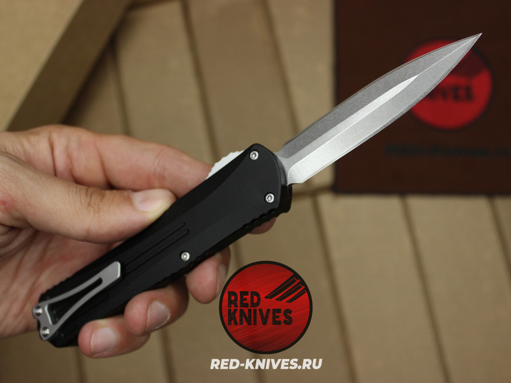 Heretic Knives Manticore-E D/E - черная рук, светлый клинок RK/Н95