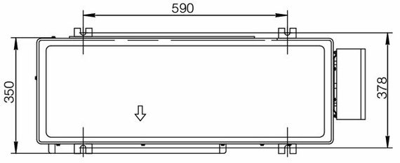 Кассетный кондиционер Excon CR-01-1422 — (2)