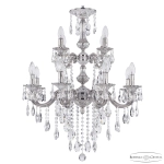 Подвесная люстра Bohemia Ivele VERONA 72101/8+4/210/2d B NW