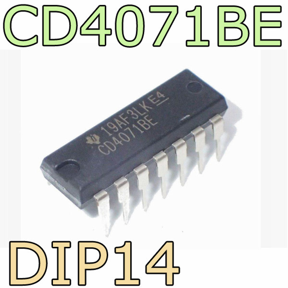 Микросхема CD4071BE DIP-14