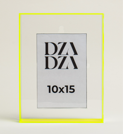 Фоторамка из акрила 10 х 15 Желтая data-res=