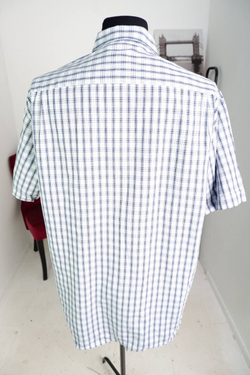Рубашка JLS в клетку, маркировка ХXL, визуально на 54 размер