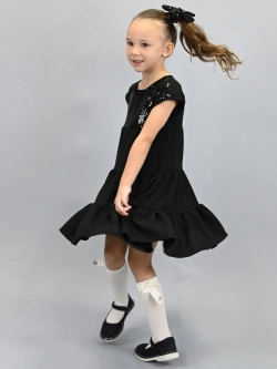 Платье нарядное для девочки с пайетками
