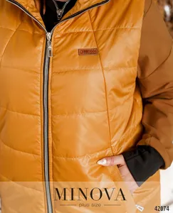 Костюм 17-229-горчица-чёрный Minova