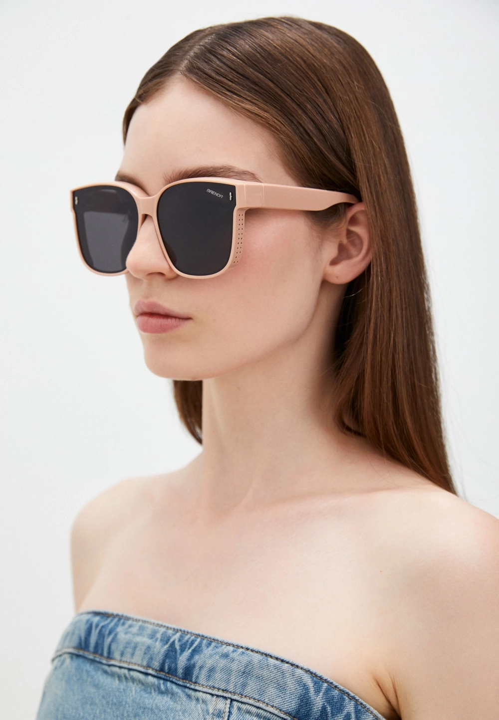 Очки BRENDA мод. S25101 C4 solid pink-grey