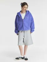 Худи Bruler d'Amour Zip Jardin de Lavande фиолетовое