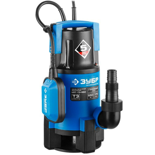 Насос дренажный Зубр Профессионал НПГ-Т3-550