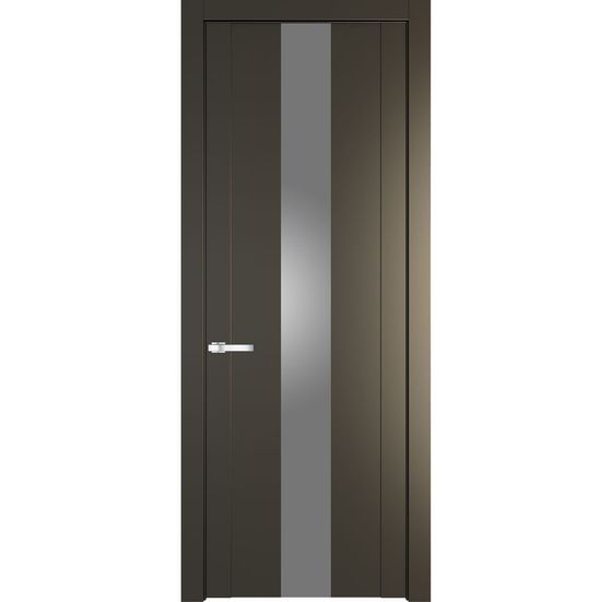 Межкомнатная дверь эмаль Profil Doors 1.9P перламутр бронза стекло серебро матлак