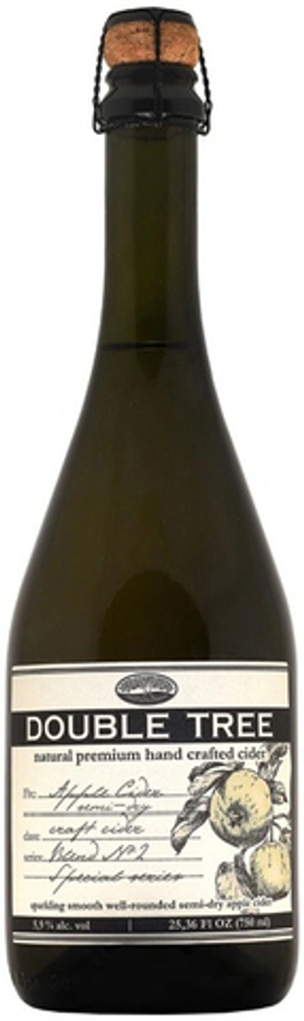 Сидр Дабл Три Зеленое Яблоко Полусухой / Double Tree Green Apple 0.75 - стекло