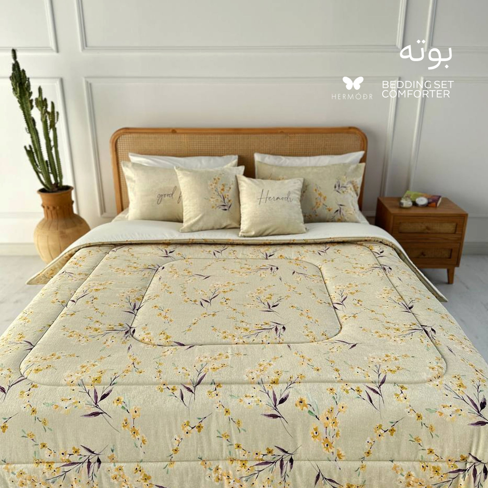 Комплект постельного белья двуспальный Boote Hermodr 8 предметов 130220284 Иран