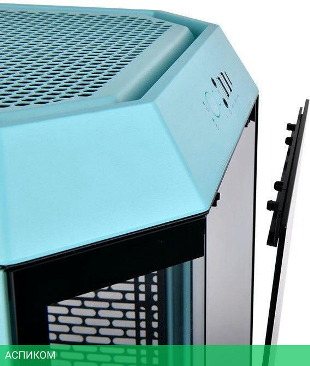 Корпус Thermaltake The Tower 300 Turquoise без БП голубой (CA-1Y4-00SBWN-00)