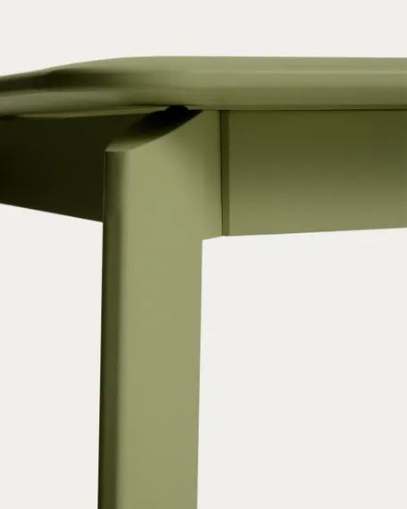 Комплект садовой мебели Brela стол и 6 стульев Luri из зеленого алюминия