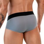 Мужские трусы брифы серые Clever Moda ONEAL BRIEF 186212