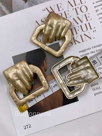 Пуговицы Скиапар. "Рука" античное золото