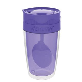 Термокружка для чая Sistema 370 мл, цвет Фиолетовый