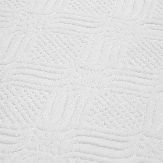 Полотенце банное белое, с кисточками цвета красной глины из коллекции essential, 70х140 см