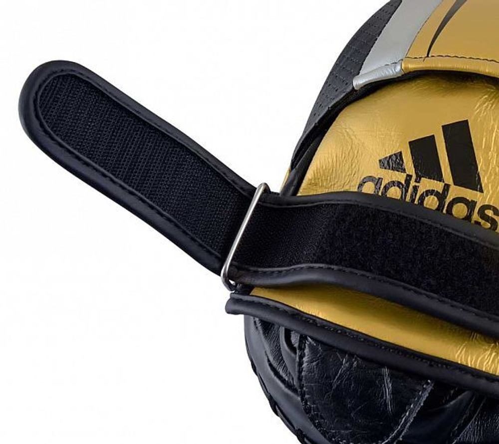 Лапы Speed 550 Micro Air Focus Mitt черно-золото-серебристые adiSP550FM