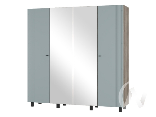 Шкаф 4-х створчатый ШК-13 МС Олива (Дуб каньон/MF11)