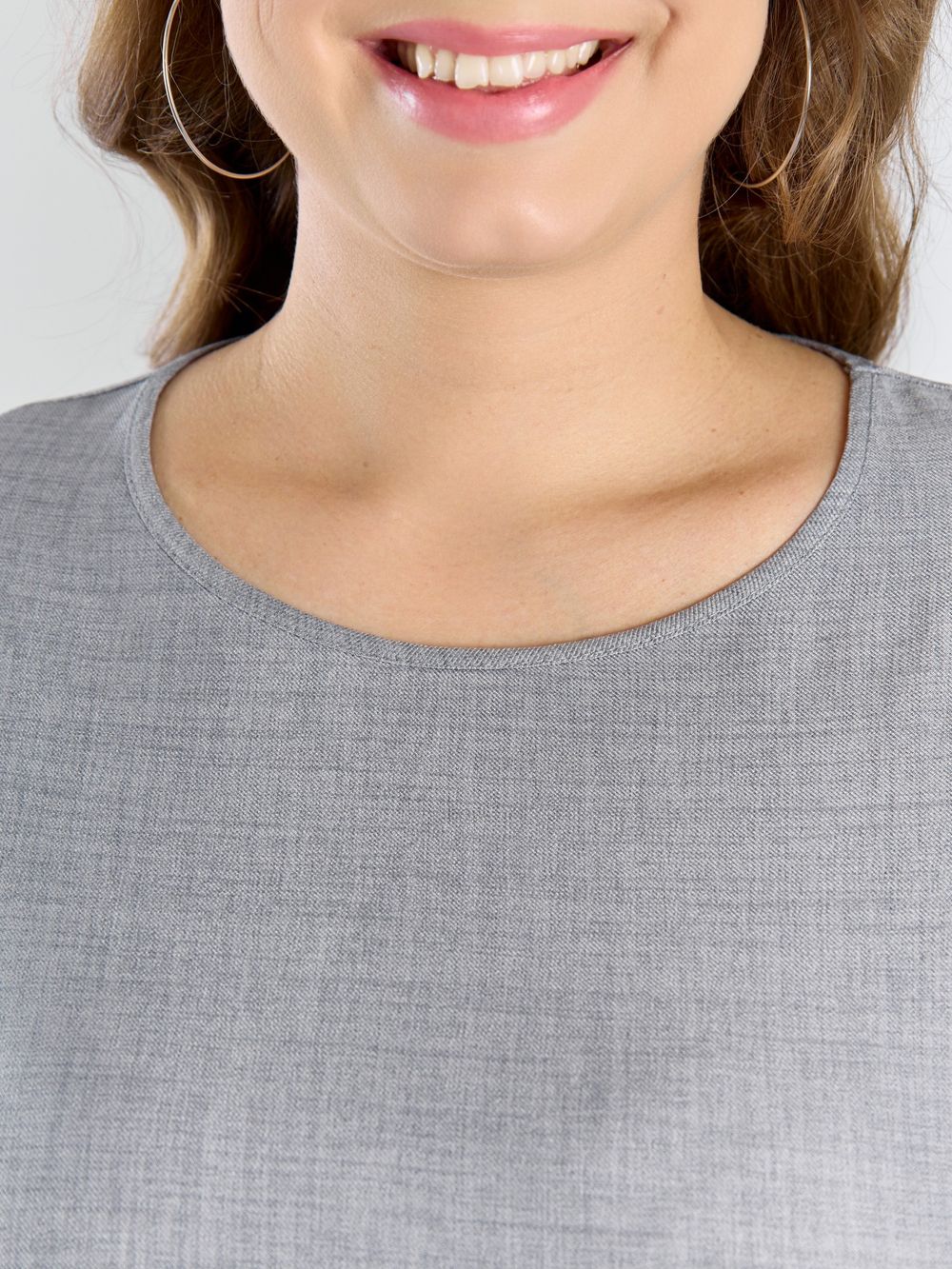 Блузка Женский каприз-3 Виотекс СЕРЫЙ