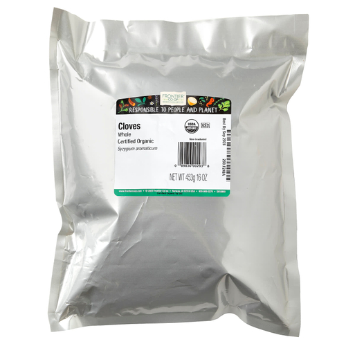 Frontier Co-op, органическая гвоздика, цельная, 453 г (16 унций)