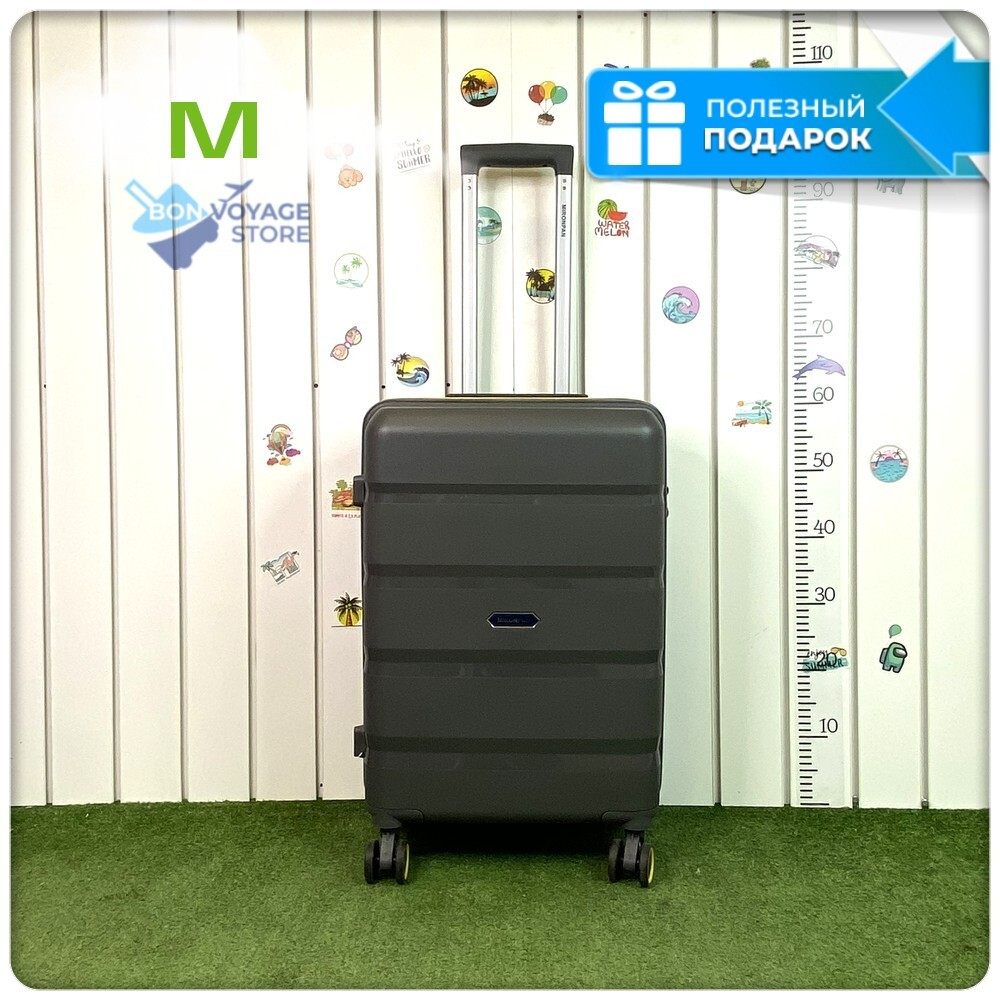 Средний чемодан Mironpan-G, Серый